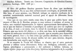 Teoría del chileno