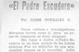 El padre Escudero