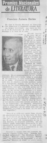 Francisco Antonio Encina.