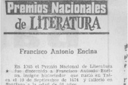 Francisco Antonio Encina.