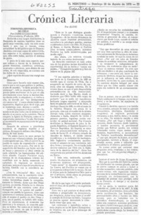 Fisonomía histórica de Chile