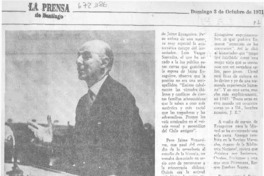 De Gabriela Mistral para Jaime Eyzaguirre