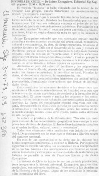 Historia de Chile.