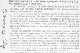 Historia de Chile.