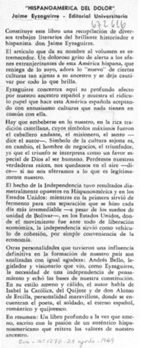 Hispanoamérica del dolor