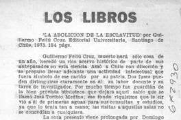 La abolición de la esclavitud