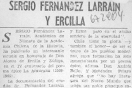 Sergio Fernández Larraín y Ercilla
