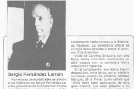 Sergio Fernández Larraín.