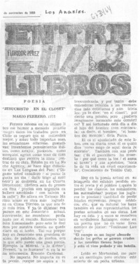 Jesucristo en el closet"