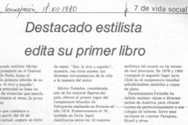 Destacado estilista edita su primer libro.