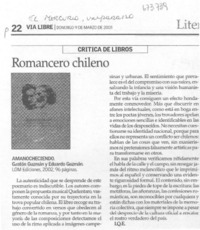 Romancero chileno