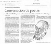 Conversación de poetas