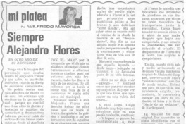 Siempre Alejandro Flores