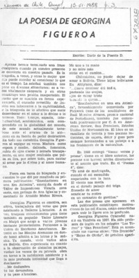 La poesía de Georgina Figueroa