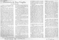 Presencia de don Virgilio