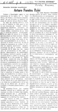 Arturo Fuentes Rabé.