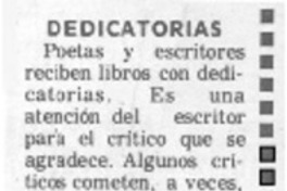 Dedicatorias