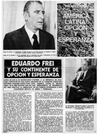 Eduardo Frei y su continente de opción y esperanza.