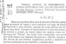 Tomás Godoy, el empampado, y otras historias del salar grande