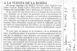 A la vuelta de la rueda
