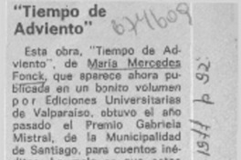Tiempo de adviento"