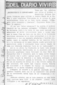 Romántico y libertario!