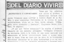 Romántico y libertario!