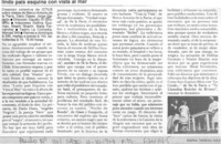 Lindo país esquina con vista al mar.