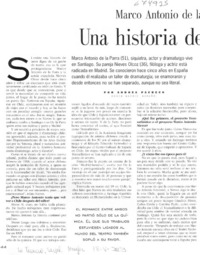 Una historia de amor sin fronteras: [entrevista]