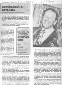 Aprendamos a envejecer