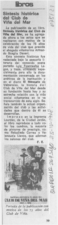 Síntesis histórica del Club de Viña del Mar