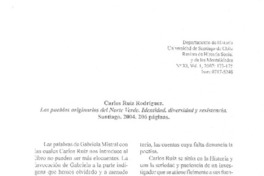 Los pueblos originarios del Norte Verde