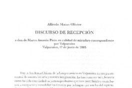Discurso de recepción