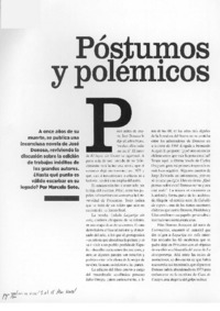 Póstumos y polémicos