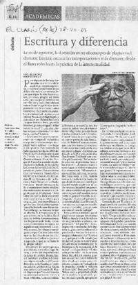 Escritura y diferencia