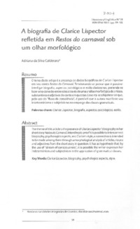 A biografia de Clarice Lispector