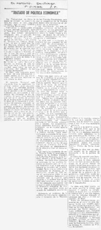 Tratado de economía política
