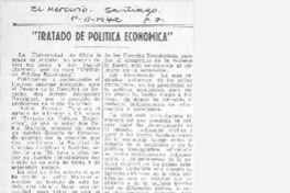 Tratado de economía política