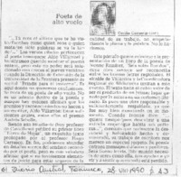 Palabras de agradecimiento en presentación de "Vida y obra de Andrés Sabella"