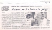 Versos por los fuera de juego (entrevista)