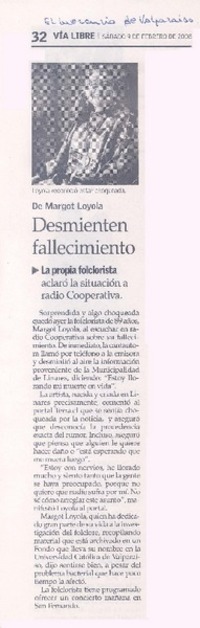 Desmienten fallecimiento
