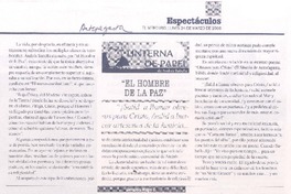 "El hombre de la paz"