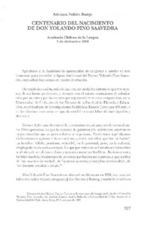 Centenario del nacimiento de don Yolando Pino