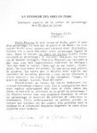 La revanche des ames en peine