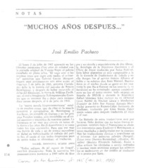 "Muchos años después --"