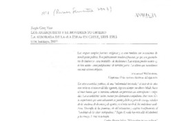 Los anarquistas y el movimiento obrero