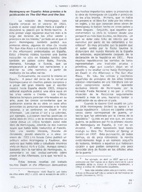 Hemingway en España