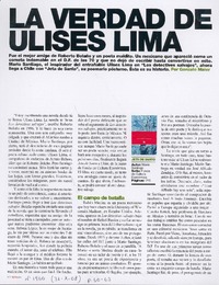 La verdad de Ulises Lima