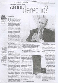 ¿Qué es el derecho? (entrevistas)