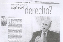 ¿Qué es el derecho? (entrevistas)